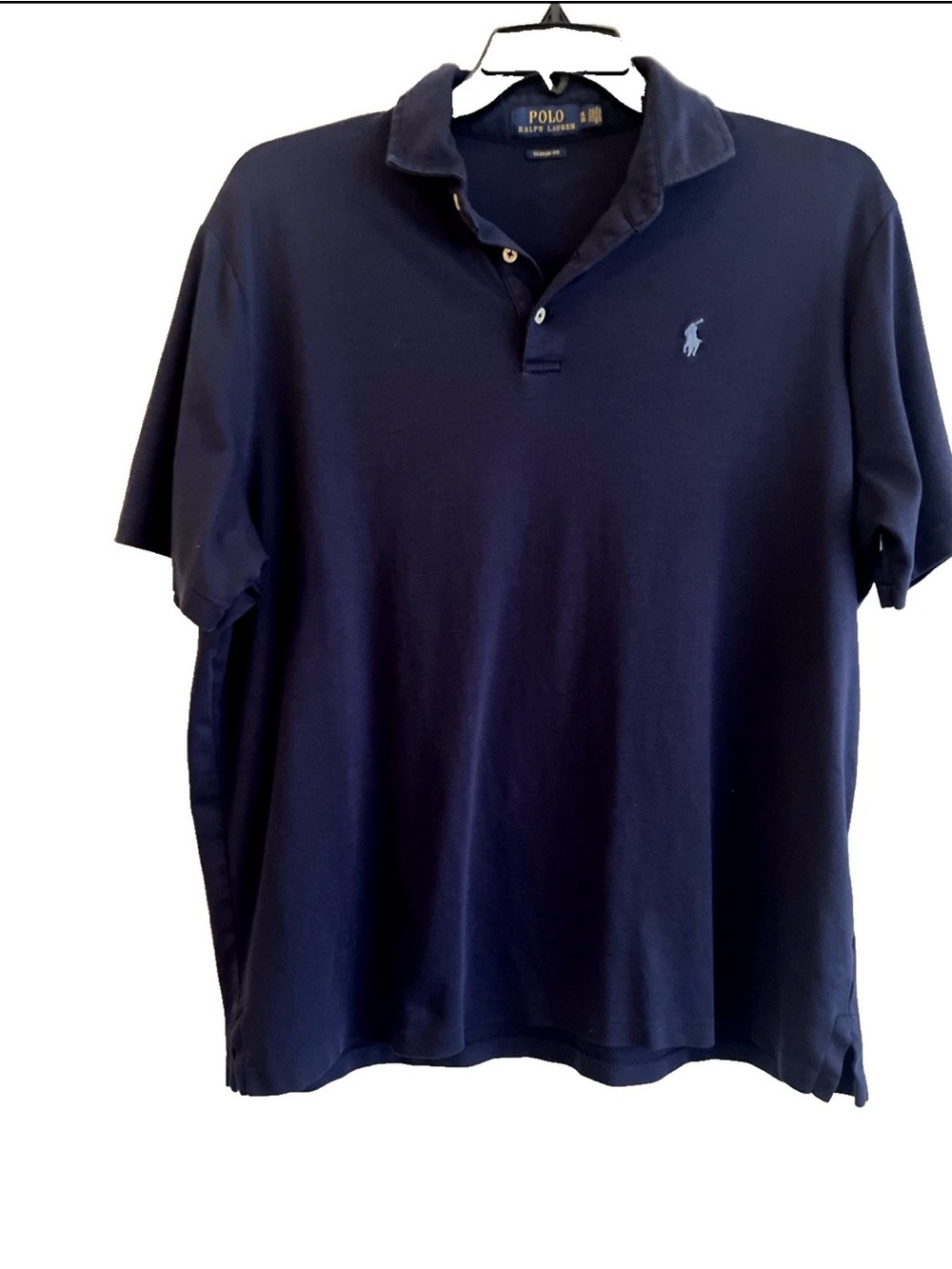 Men’s Polo by Ralph Lauren Men’s Navy Short-Sleeve Polo ShirtSz XL blue pony